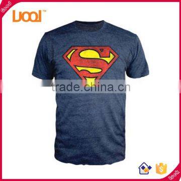 100% cotton custom superhero printed export quality t shirt