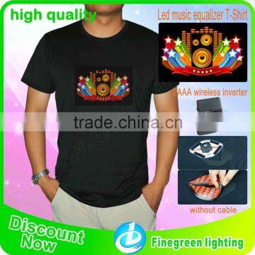 led equalizer t shirt