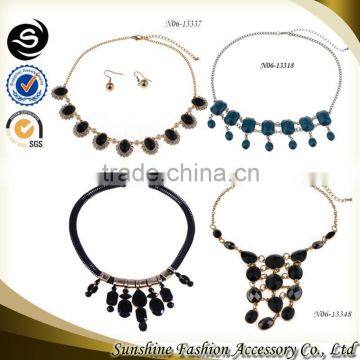 Fashion chunky bead necklace fashion necklace multi layer bead necklace