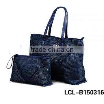 LCL-B1503208-A lace bag. flower bag,mesh bag,customized, personalized, travel,gift,cosmetic bag