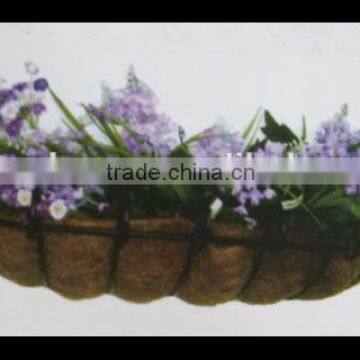 Factory Hot Sale Garden Coco Liner Metal Hanging Planter