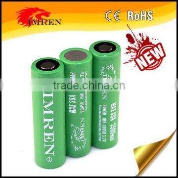 Hot Selling High Drain IMREN 18650 3500mAh 30A Battery 3.7V Rechargeble Battery Electronic Cigarettes