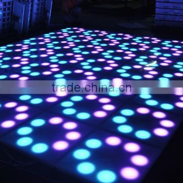 2015 hot selling DMX controlled dance floor,portable cheap led flower dance floor,dance floor