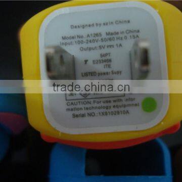 Portable Cute Cartoon Usb Traval Charger for Iphone Charger,Christmas Mini Gift Micro Usb Home Charger Adapter photo-4