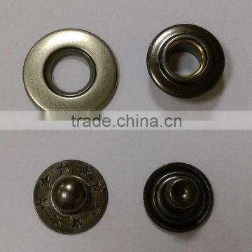Fabric Use Metal Ring Snap Button photo-3
