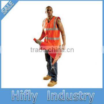 Long sleeve economic reflective safety vest 3M high visibility vest