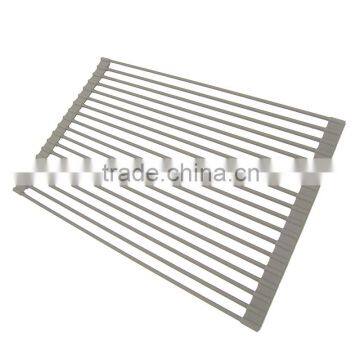 Large Stainless Steel Roll Up Foldable Dish Drying Rack Quality Choice photo-2