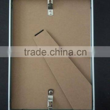 Brushed Black Color Aluminium Photo Frames 21x29.7cm With Foam Corner Protected photo-3