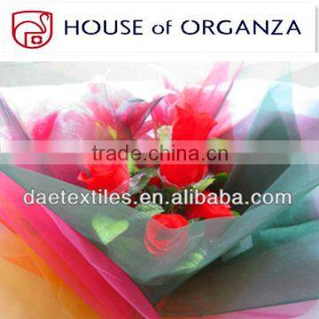 Crystal Organza Sheets For Flower Packing/Decoration