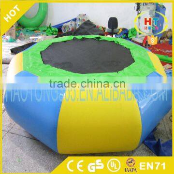 Inflatable adult and kid bouncer Jumping Bed water park Floating Water Trampoline for sale