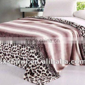 animal printing good quality coral fleece blanket