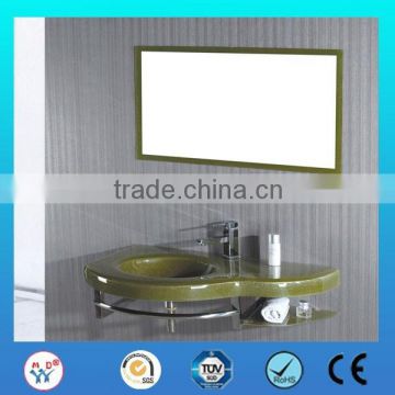 popular factory wholesale modern glass bathroom basin