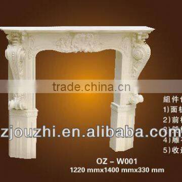 Water proof PU fireplace building material/substitution of gypsum plaster construction home&interior decoration