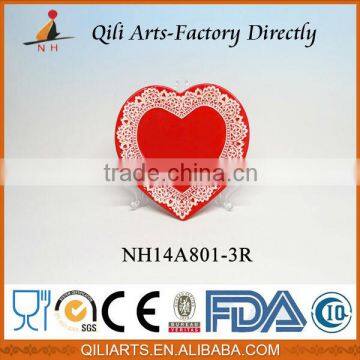 2014 Made in China Sweet Love elegant tableware forresturant