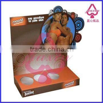 Attractive shop counter design cardboard tabletop display