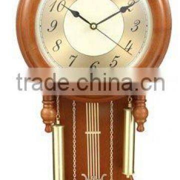 Wooden pendulum clock