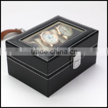 Top grade PU leather watch bo special packing bo display bo 3 watch bo factory direct sales