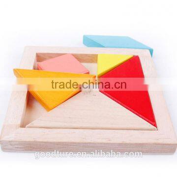 2015 Hot Sale Wooden Tangram Jigsaw Puzzle photo-6