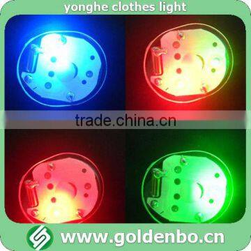 Oval shape light for clothes decoration