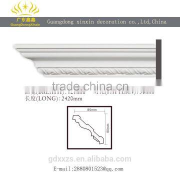 Top Grade Carving Cornice Moulding / PU Wall Corner Moulding