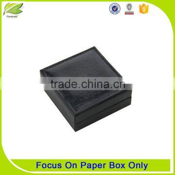 custom luxury popular leather clear paper watch box