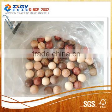 handmade Natural wood Round Wood Beads