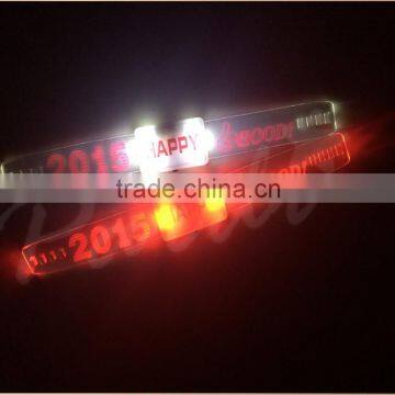 Party Favor Colorful Happy Led Lighting Wristbands Glow in the Dark