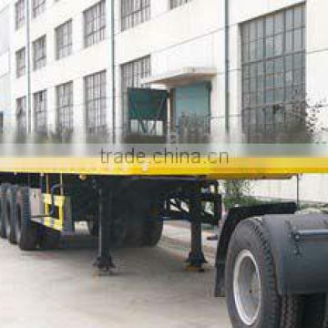 low bed semi trailer with 4 axles