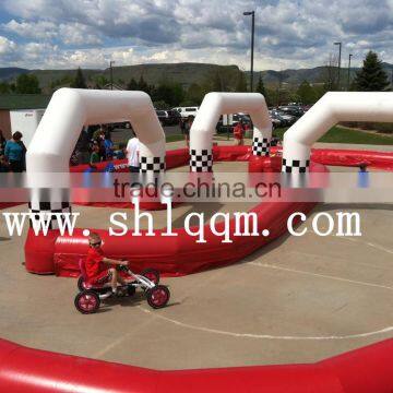 commercial inflatable zorb ball race track for racing games