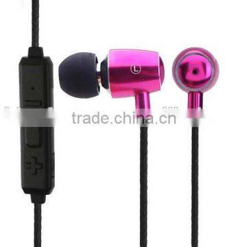 wireless stereo bluetooth earphone with volume cotronl