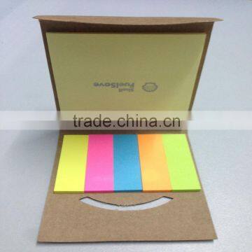 sticky notes with bookmark