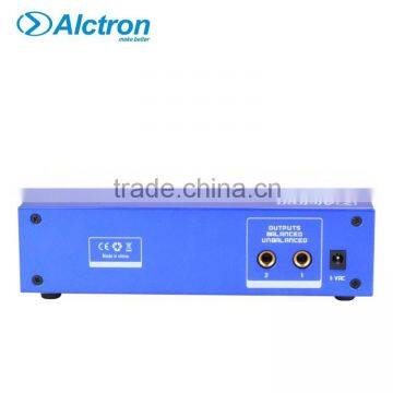 Alctron PS-6 Professional 2-Channel Phantom Powered Microphone Preamplifier, Dual Mic Preamplifier. photo-3