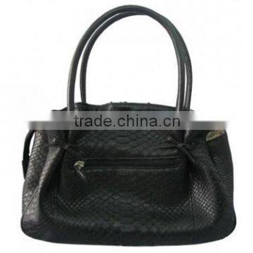 Python leather handbag SPH-004