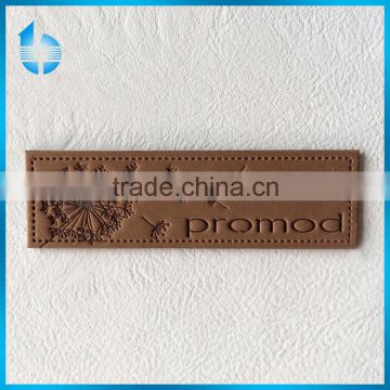 Factory direct - supply exports leather label waist patch for casual jeans