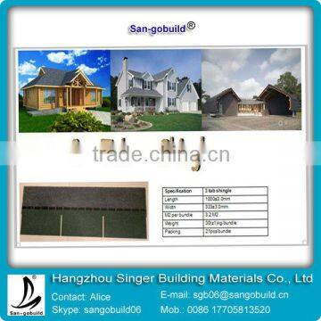 21st Century Green Environmental Protection Asphalt Shingle For Roofing