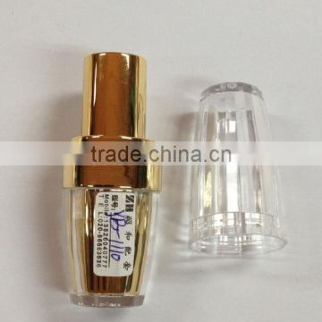 Best sell lipstick container, empty lipstick tube, golden lipstick case container