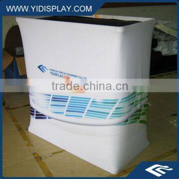 Tension Fabric Promotional pop up display counter