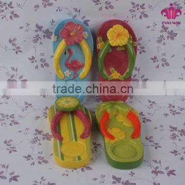 Bulk pack ceramic tealight candle holder with shoe shape