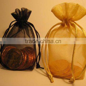 trendy sheer colorful organza chocolate bag wholesale