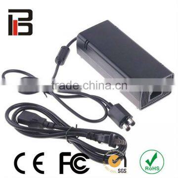 Popular charger for xbox360 slim accessories charger adapter for xbox360 console with color packaging