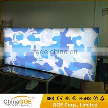 Indoor Slim Aluminous Frameless Free Standing Tension LED Fabric Display photo-6
