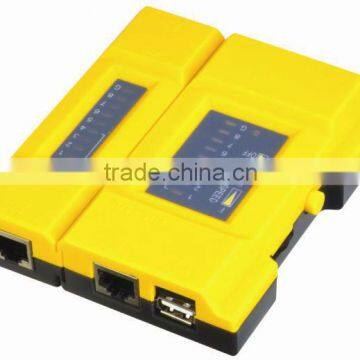 network mlti-modular cable tester available for RJ45(UTP/STP) and USB modular cables