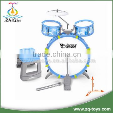 Funny blue jazz drum toy set jazz drum set prices musical drum toy made in China