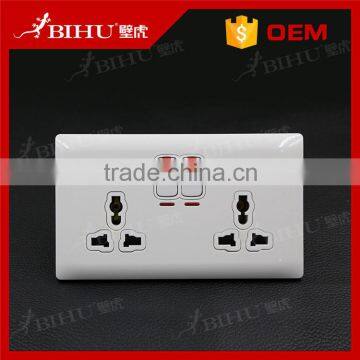 Factory free sample Universal standard electrical wall socket with CE certfication