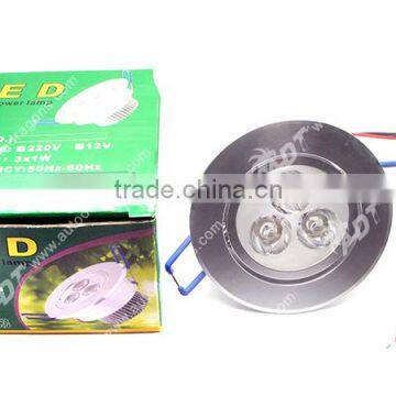 2015 Newest Hot Selling 3w Led Ceiling Light Dome Lamp 330lm Lighting for Barber Shop 90-240v photo-5