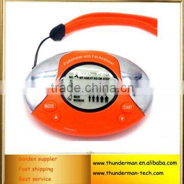 Multifunction Digital Fat Analyzer Calories Pedometer with Time display