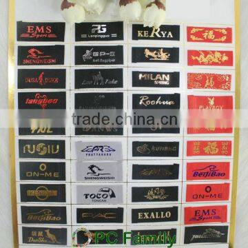 Good Quality foil printing garment label