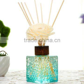 200ml cubical aroma reed diffuser perfume glass bottle