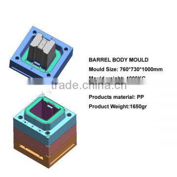 Professional Plastic Bin Mould manufacturer Mould for Dustbin