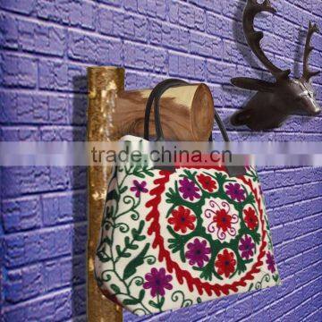 RTHHBC-7 Handmade Suzani Tote Bags Ladies Shoulder Bags Jaipur Manufacturer